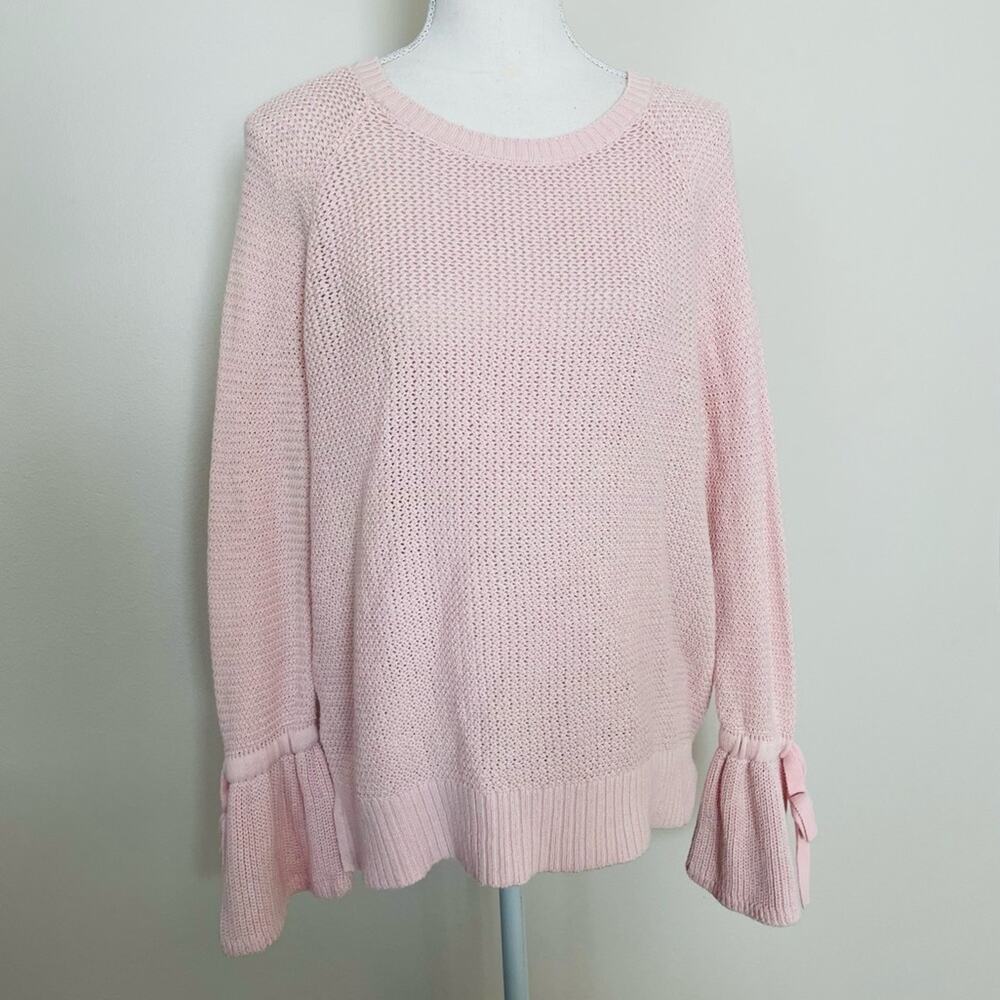 Loft Knit Bell Sleeve Sweater